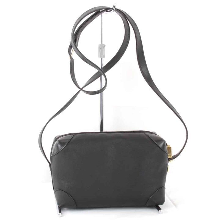 『USED』 
GUCCI グッチ 
 インターロッキング 07-37-5294 ショルダーバッグ 
レザー ブラック
