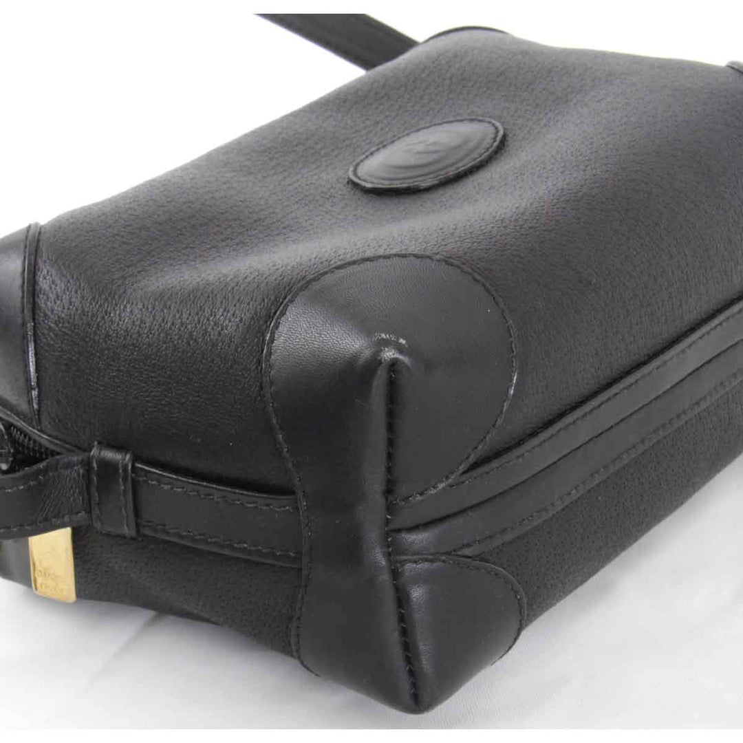 『USED』 
GUCCI グッチ 
 インターロッキング 07-37-5294 ショルダーバッグ 
レザー ブラック