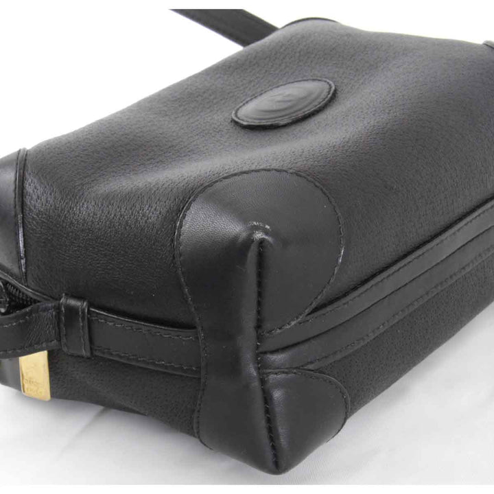 『USED』 
GUCCI グッチ 
 インターロッキング 07-37-5294 ショルダーバッグ 
レザー ブラック