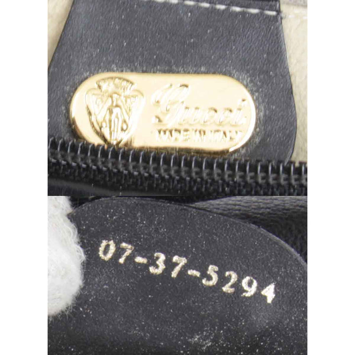 『USED』 
GUCCI グッチ 
 インターロッキング 07-37-5294 ショルダーバッグ 
レザー ブラック