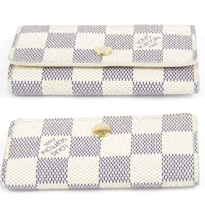 『USED』 
LOUIS VUITTON ルイ・ヴィトン 
 ミュルティクレ4  N60386 キーケース 
ダミエアズールキャンバス ダミエ・アズール