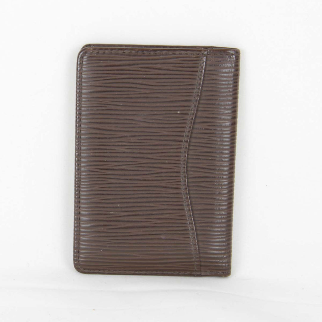 『USED』 
LOUIS VUITTON ルイ・ヴィトン 
 オアーガナイザー ドゥポッシュ M6358D カードケース 
エピレザー ブラウン