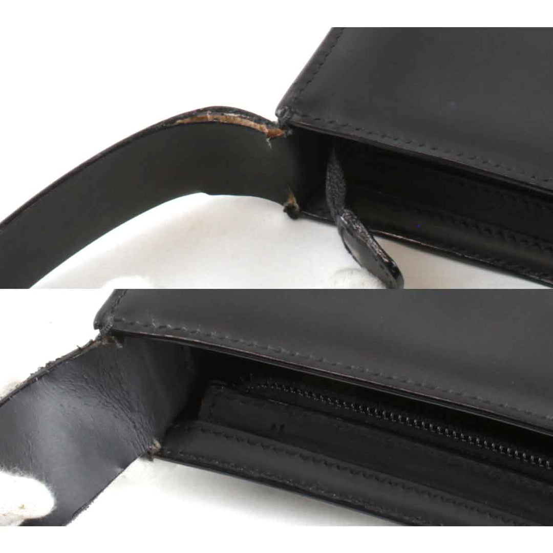 『USED』 
GUCCI グッチ 
 001・3066 2058 ショルダーバッグ 
レザー ブラック