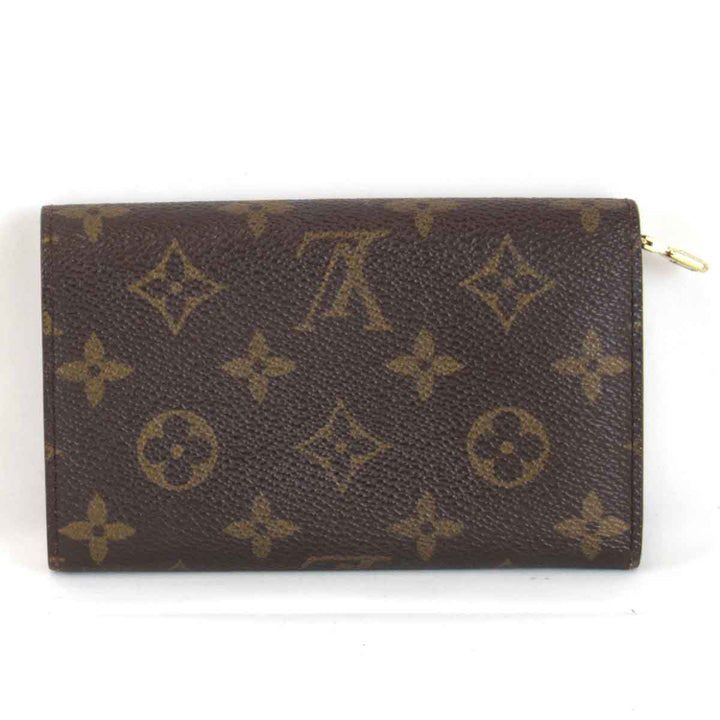 『USED』 
LOUIS VUITTON ルイ・ヴィトン 
 ポルトモネビエ トレゾール M61730 二つ折り財布 
モノグラムキャンバス ブラウン