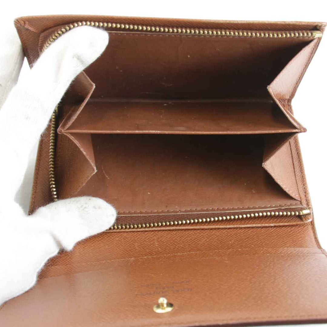 『USED』 
LOUIS VUITTON ルイ・ヴィトン 
 ポルトモネビエ トレゾール M61730 二つ折り財布 
モノグラムキャンバス ブラウン
