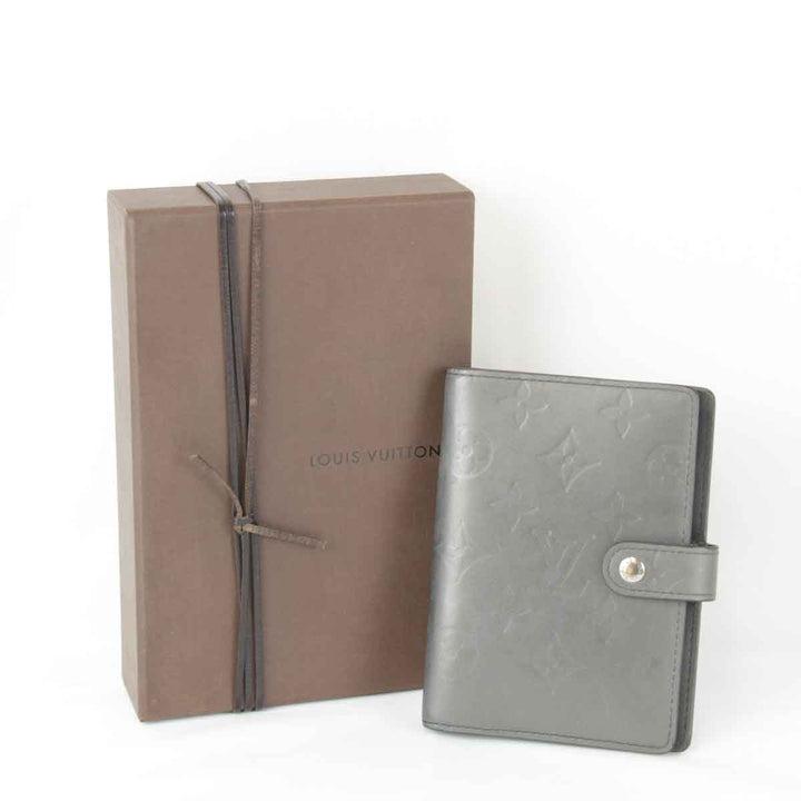 『USED』 
LOUIS VUITTON ルイ・ヴィトン 
 アジェンダPM R20932 手帳カバー 
モノグラムマット グレー