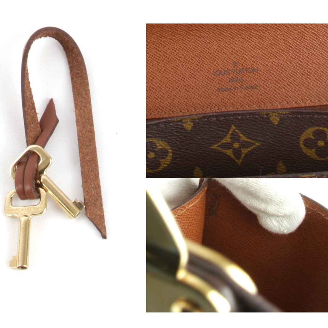 『USED』 
LOUIS VUITTON ルイ・ヴィトン 
 モンソー M51185 ショルダーバッグ 
モノグラムキャンバス ブラウン