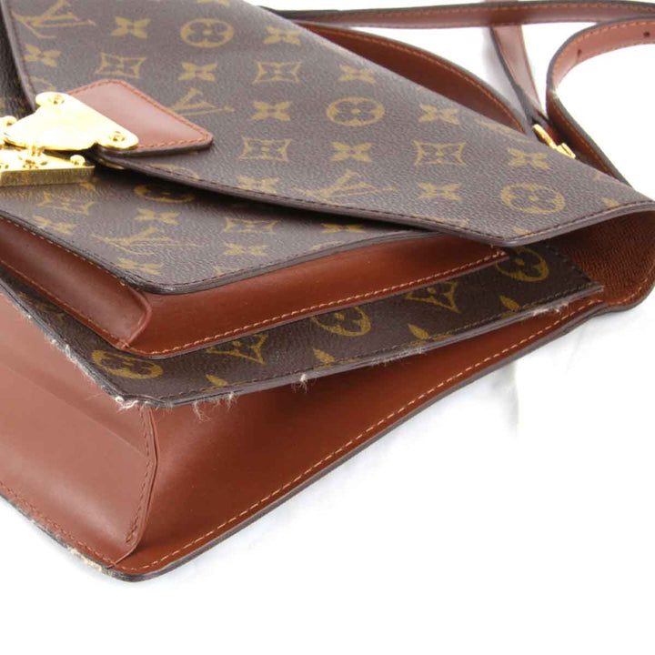 『USED』 
LOUIS VUITTON ルイ・ヴィトン 
 モンソー M51185 ショルダーバッグ 
モノグラムキャンバス ブラウン