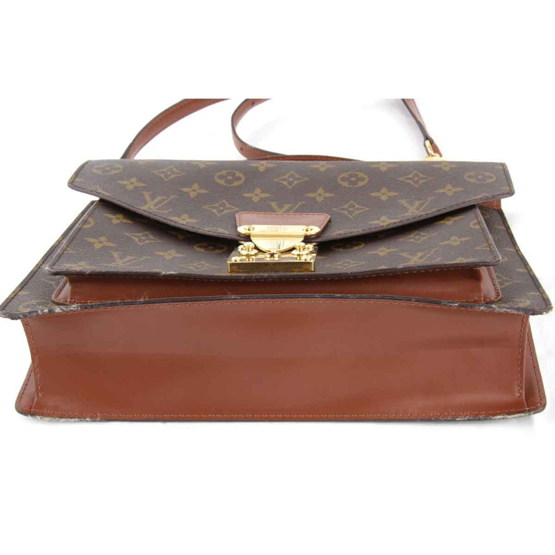 『USED』 
LOUIS VUITTON ルイ・ヴィトン 
 モンソー M51185 ショルダーバッグ 
モノグラムキャンバス ブラウン