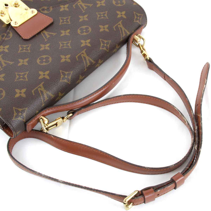 『USED』 
LOUIS VUITTON ルイ・ヴィトン 
 モンソー M51185 ショルダーバッグ 
モノグラムキャンバス ブラウン