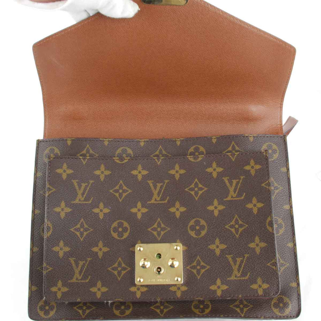 『USED』 
LOUIS VUITTON ルイ・ヴィトン 
 モンソー M51185 ショルダーバッグ 
モノグラムキャンバス ブラウン