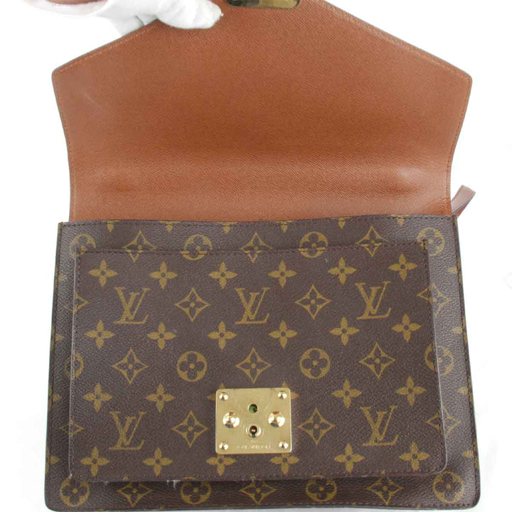 『USED』 
LOUIS VUITTON ルイ・ヴィトン 
 モンソー M51185 ショルダーバッグ 
モノグラムキャンバス ブラウン