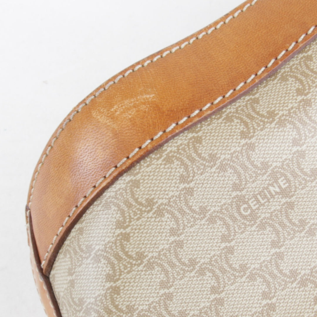 『USED』 
CELINE セリーヌ 
 トートバッグ 
PVC ベージュ