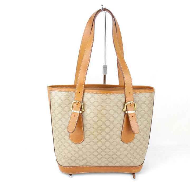 『USED』 
CELINE セリーヌ 
 トートバッグ 
PVC ベージュ