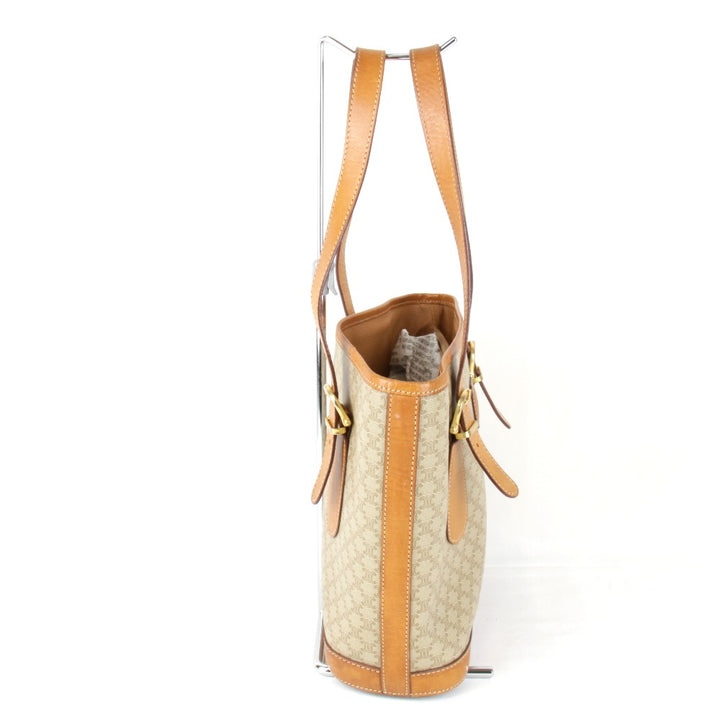 『USED』 
CELINE セリーヌ 
 トートバッグ 
PVC ベージュ
