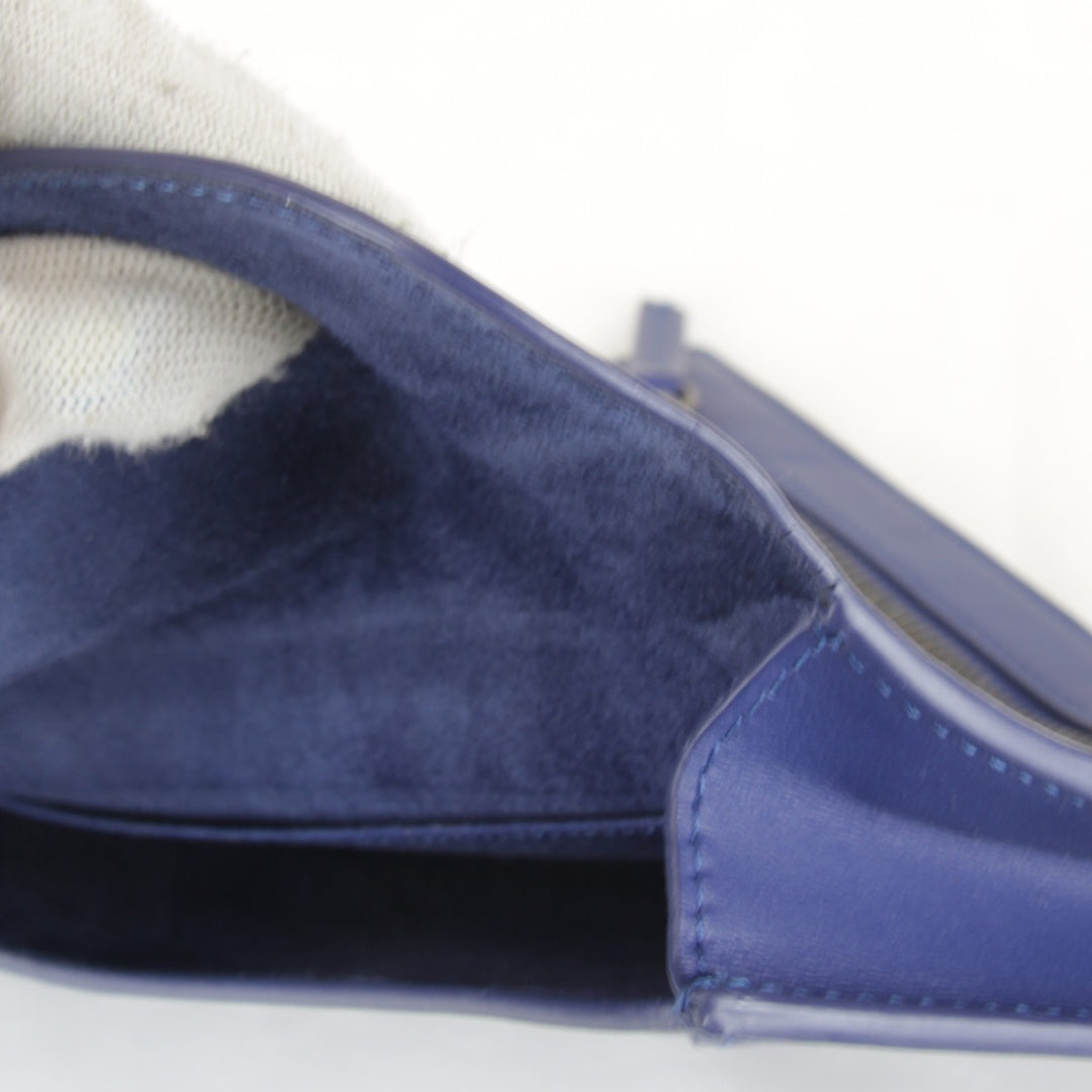 【価格改定】『USED』 
Berluti ベルルッティ 
 クラッチバッグ 
レザー ブルー