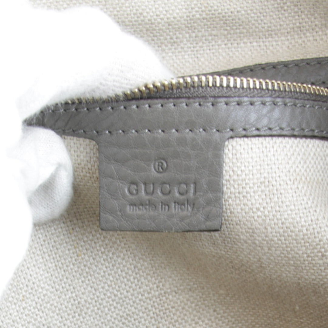 良品『USED』 
GUCCI グッチ 
 268747・493075 ハンドバッグ 
パイソン/レザー グレー