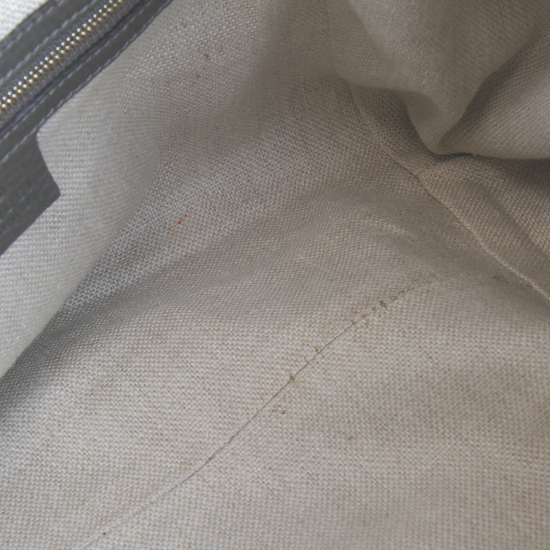 良品『USED』 
GUCCI グッチ 
 268747・493075 ハンドバッグ 
パイソン/レザー グレー