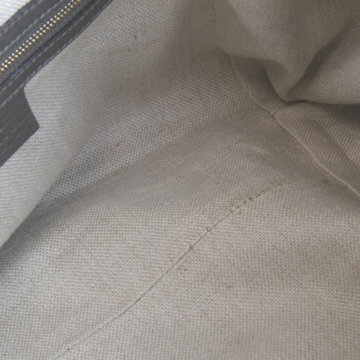良品『USED』 
GUCCI グッチ 
 268747・493075 ハンドバッグ 
パイソン/レザー グレー