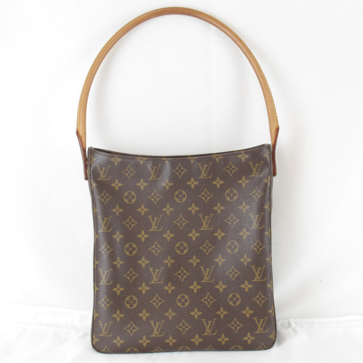 良品『USED』 
LOUIS VUITTON ルイ・ヴィトン 
 ルーピングGM M51145 ショルダーバッグ 
モノグラムキャンバス モノグラム 大きめ タテ型 肩掛けしやすい