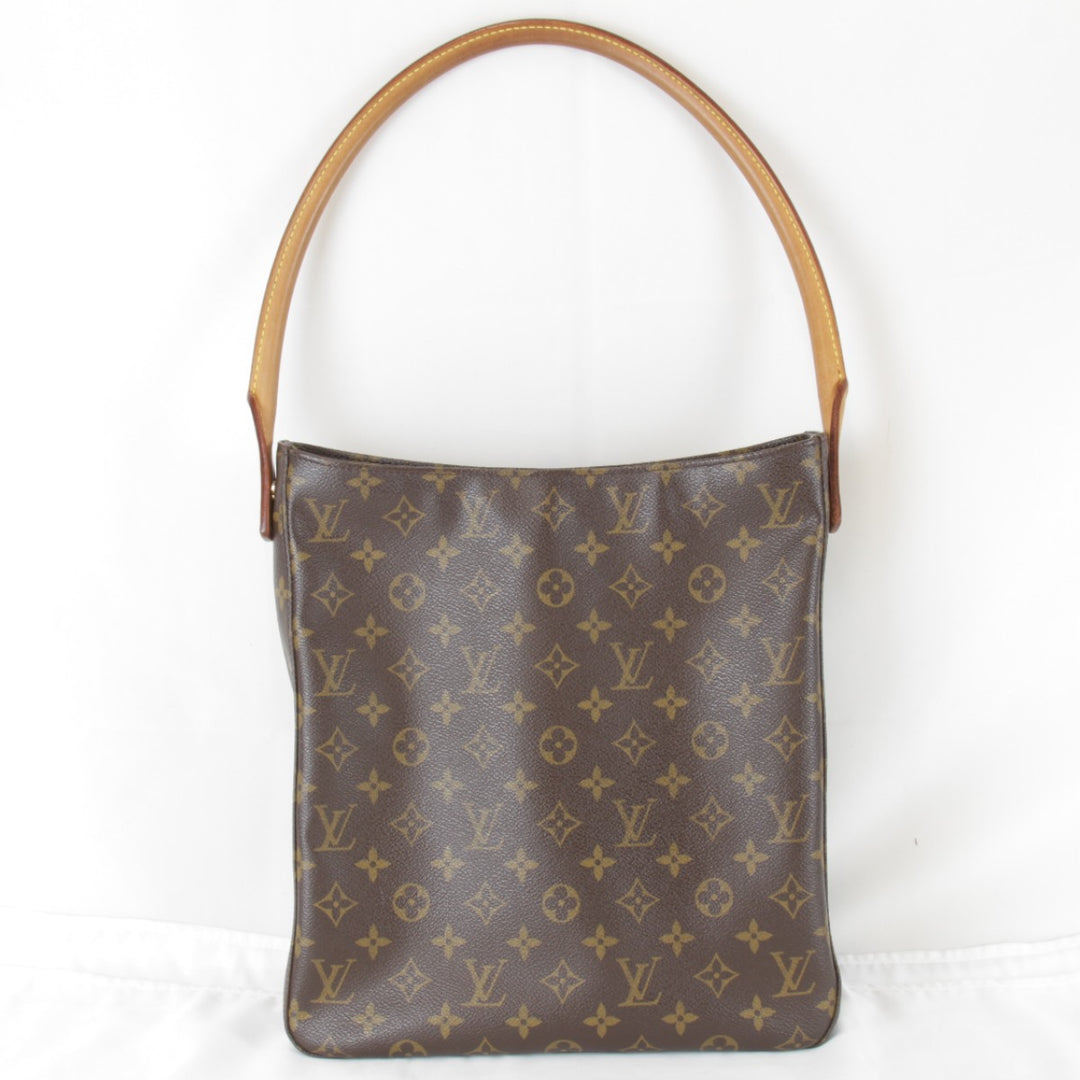 良品『USED』 
LOUIS VUITTON ルイ・ヴィトン 
 ルーピングGM M51145 ショルダーバッグ 
モノグラムキャンバス モノグラム 大きめ タテ型 肩掛けしやすい