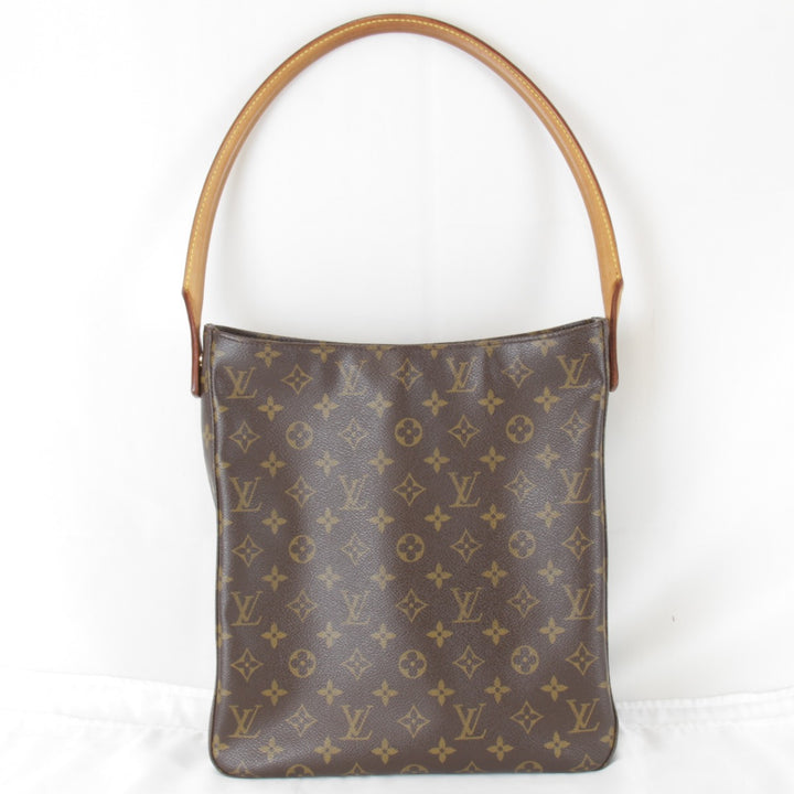 良品『USED』 
LOUIS VUITTON ルイ・ヴィトン 
 ルーピングGM M51145 ショルダーバッグ 
モノグラムキャンバス モノグラム 大きめ タテ型 肩掛けしやすい