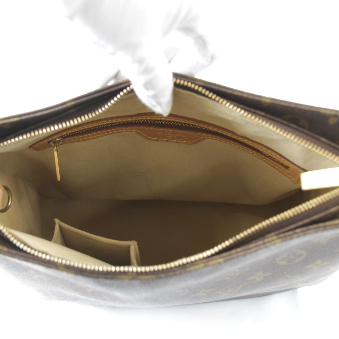 良品『USED』 
LOUIS VUITTON ルイ・ヴィトン 
 ルーピングGM M51145 ショルダーバッグ 
モノグラムキャンバス モノグラム 大きめ タテ型 肩掛けしやすい