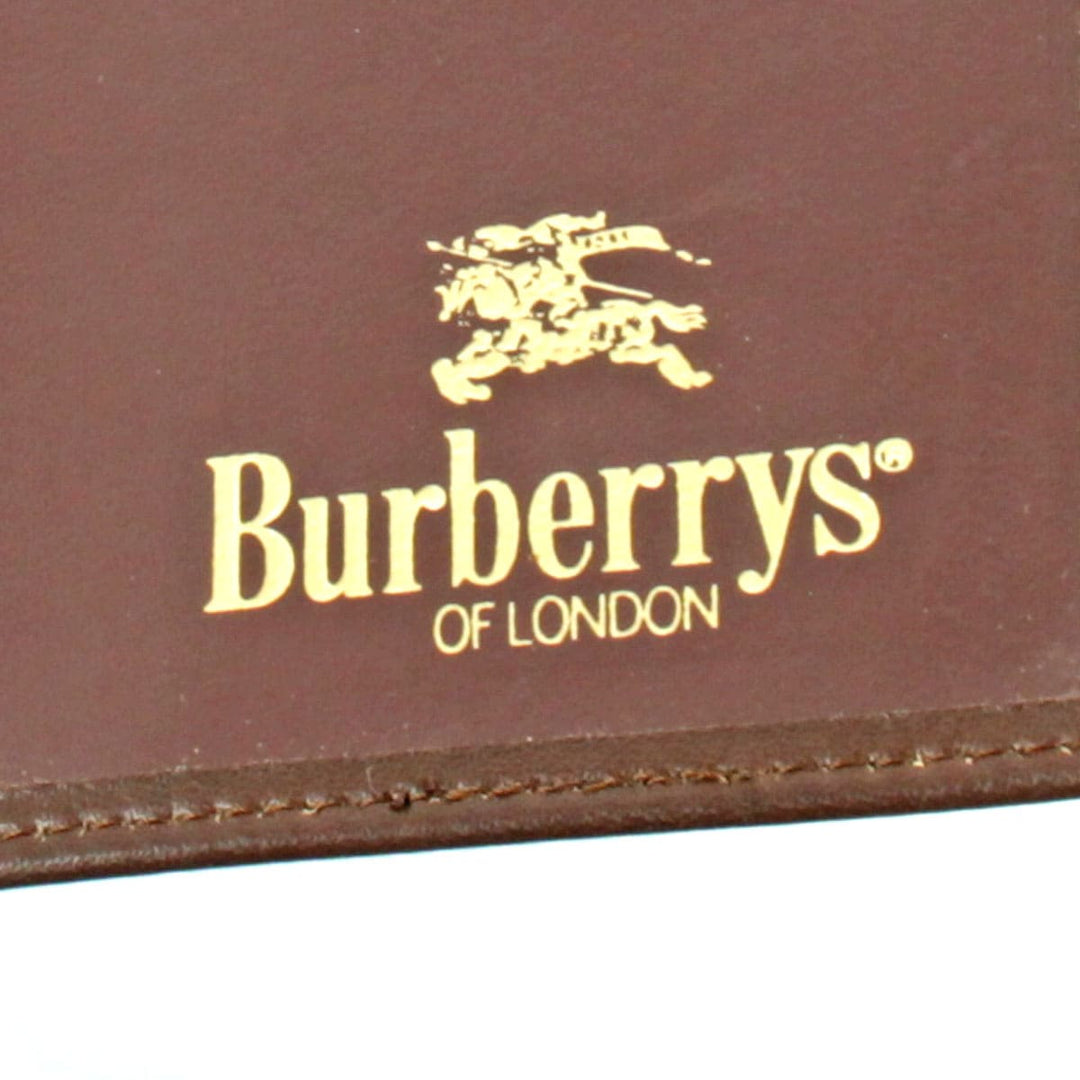 美品『USED』 
BURBERRY バーバリー 
 手帳 
キャンバス/レザー ブラウン