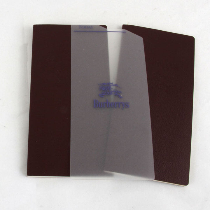 美品『USED』 
BURBERRY バーバリー 
 手帳 
キャンバス/レザー ブラウン