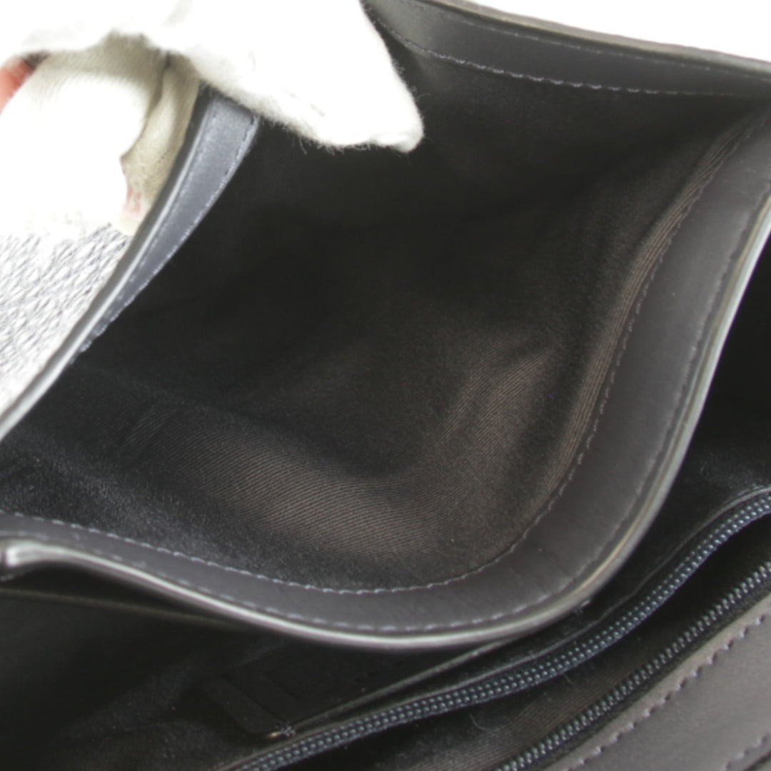 美品『USED』 
COACH コーチ 
 F22349 チェーン ショルダーバッグ 
レザー/スウェード ネイビー