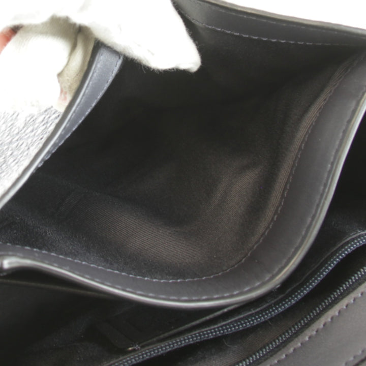 美品『USED』 
COACH コーチ 
 F22349 チェーン ショルダーバッグ 
レザー/スウェード ネイビー