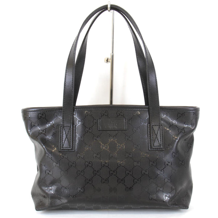 美品『USED』 
GUCCI グッチ 
 インプリメ 211138 トートバッグ 
PVC ブラック