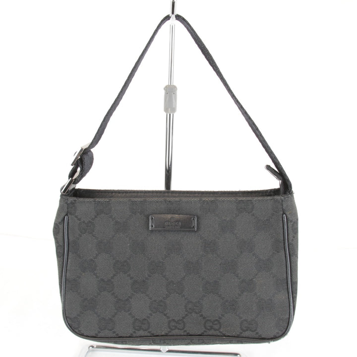 【価格改定】『USED』 
GUCCI グッチ 
 ポーチ 106644 002404 ハンドバッグ 
GGキャンバス ブラック