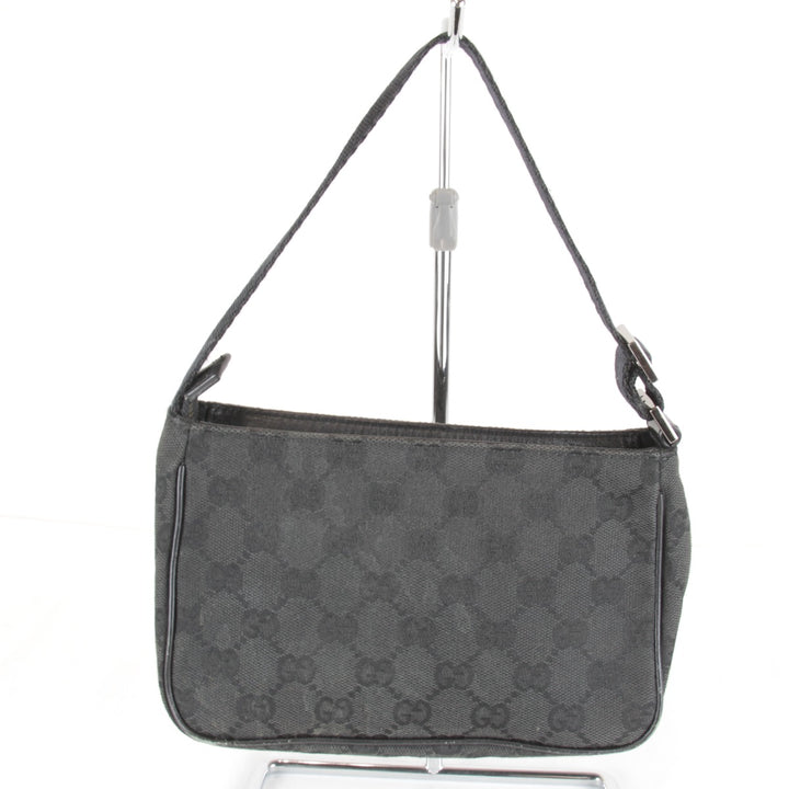 【価格改定】『USED』 
GUCCI グッチ 
 ポーチ 106644 002404 ハンドバッグ 
GGキャンバス ブラック