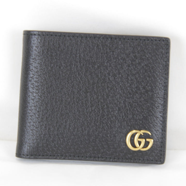 【価格改定】美品『USED』 
GUCCI グッチ 
 GGマーモント 2つ折り財布 428725・203887 二つ折り財布 
レザー ブラック