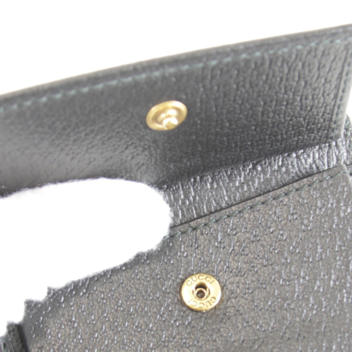 【価格改定】美品『USED』 
GUCCI グッチ 
 GGマーモント 2つ折り財布 428725・203887 二つ折り財布 
レザー ブラック