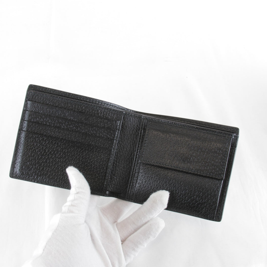 【価格改定】美品『USED』 
GUCCI グッチ 
 GGマーモント 2つ折り財布 428725・203887 二つ折り財布 
レザー ブラック