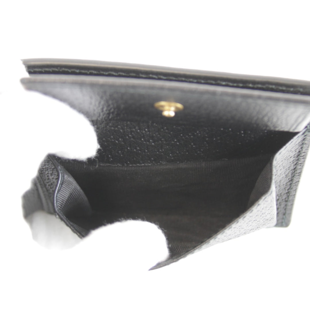 【価格改定】美品『USED』 
GUCCI グッチ 
 GGマーモント 2つ折り財布 428725・203887 二つ折り財布 
レザー ブラック