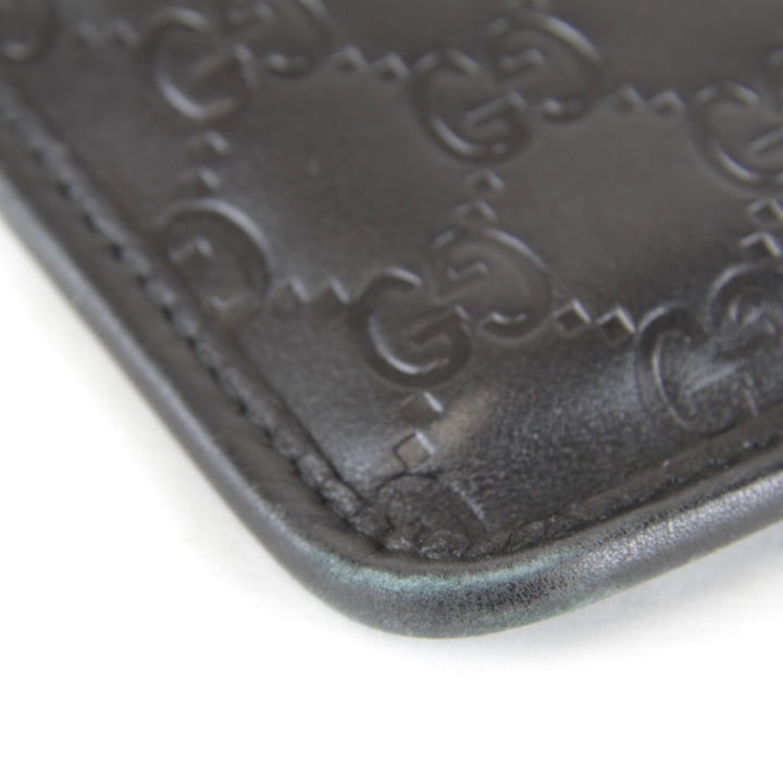 『USED』 
GUCCI グッチ 
 27639・200047 ショルダーバッグ 
シマレザー ブラック