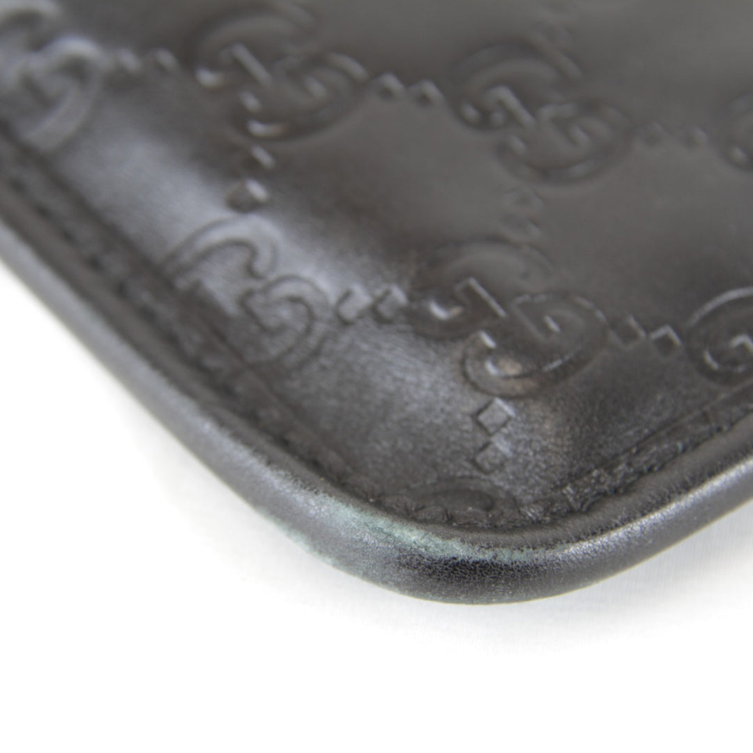 『USED』 
GUCCI グッチ 
 27639・200047 ショルダーバッグ 
シマレザー ブラック