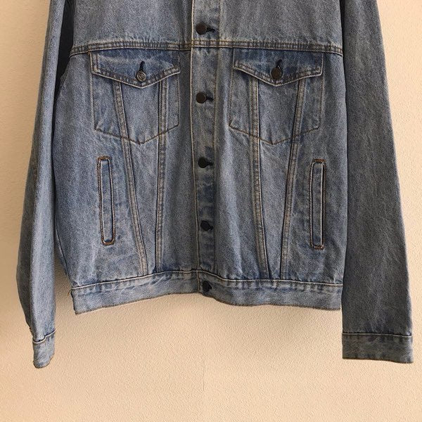 『USED』 
 
 ハードロックカフェ Gジャン Lサイズ デニムジャケット 
コットンデニム ブルー系