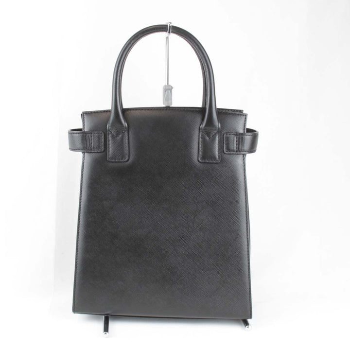 美品『USED』 
BURBERRY バーバリー 
 ショルダーバッグ 
レザー ブラック