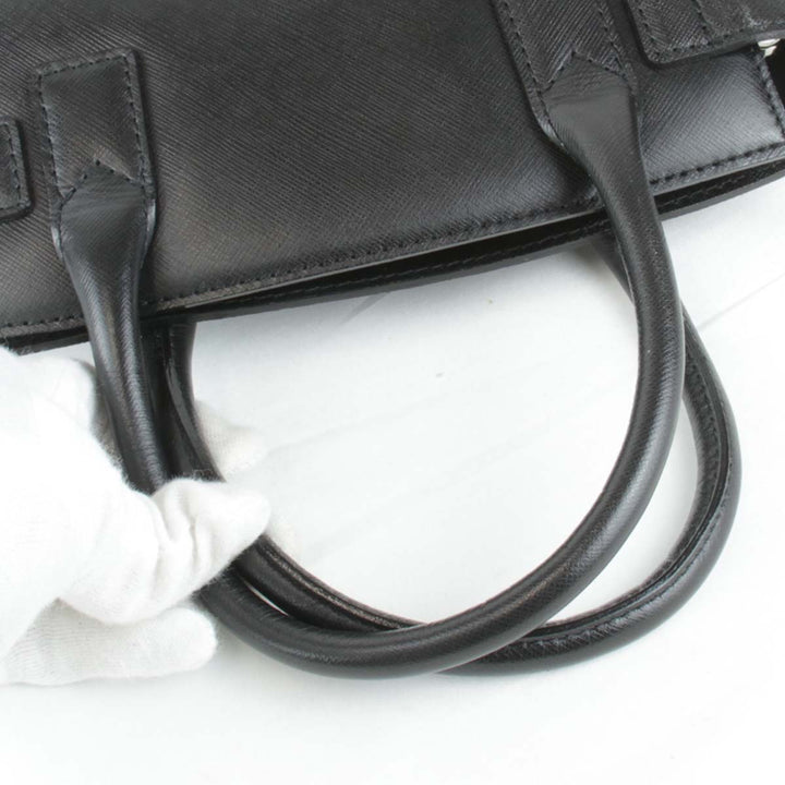 美品『USED』 
BURBERRY バーバリー 
 ショルダーバッグ 
レザー ブラック