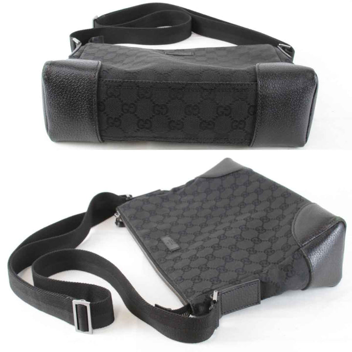 『USED』 
GUCCI グッチ 
 114273 001998 ショルダーバッグ 
GGキャンバス ブラック