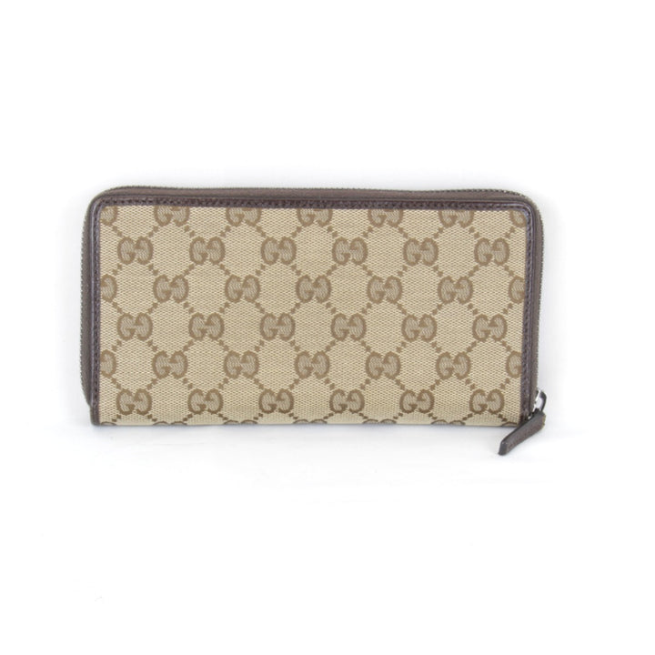 『USED』 
GUCCI グッチ 
 ラウンドファスナー 307980・493075 長財布 
GGキャンバス ブラウン