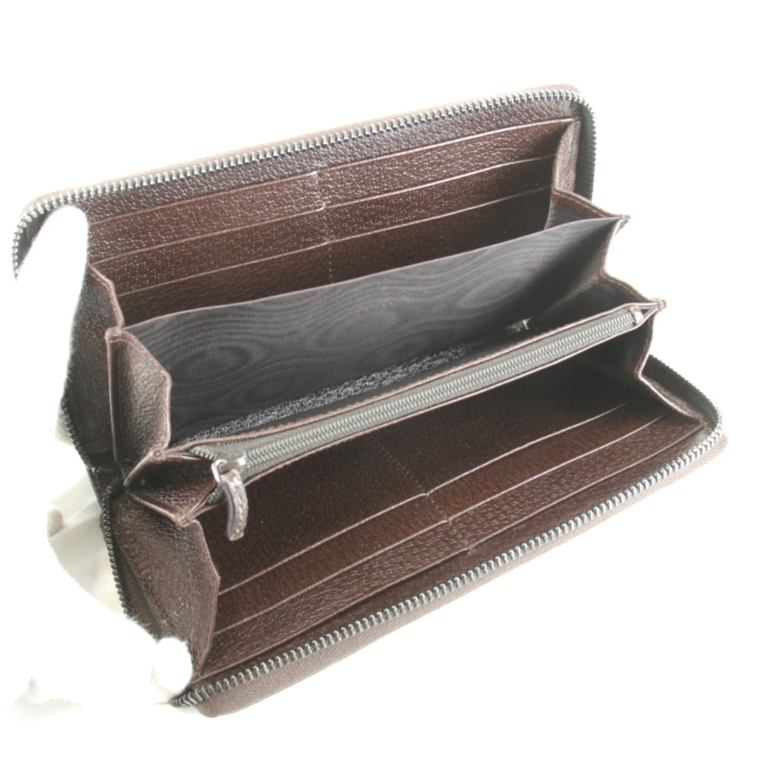 『USED』 
GUCCI グッチ 
 ラウンドファスナー 307980・493075 長財布 
GGキャンバス ブラウン
