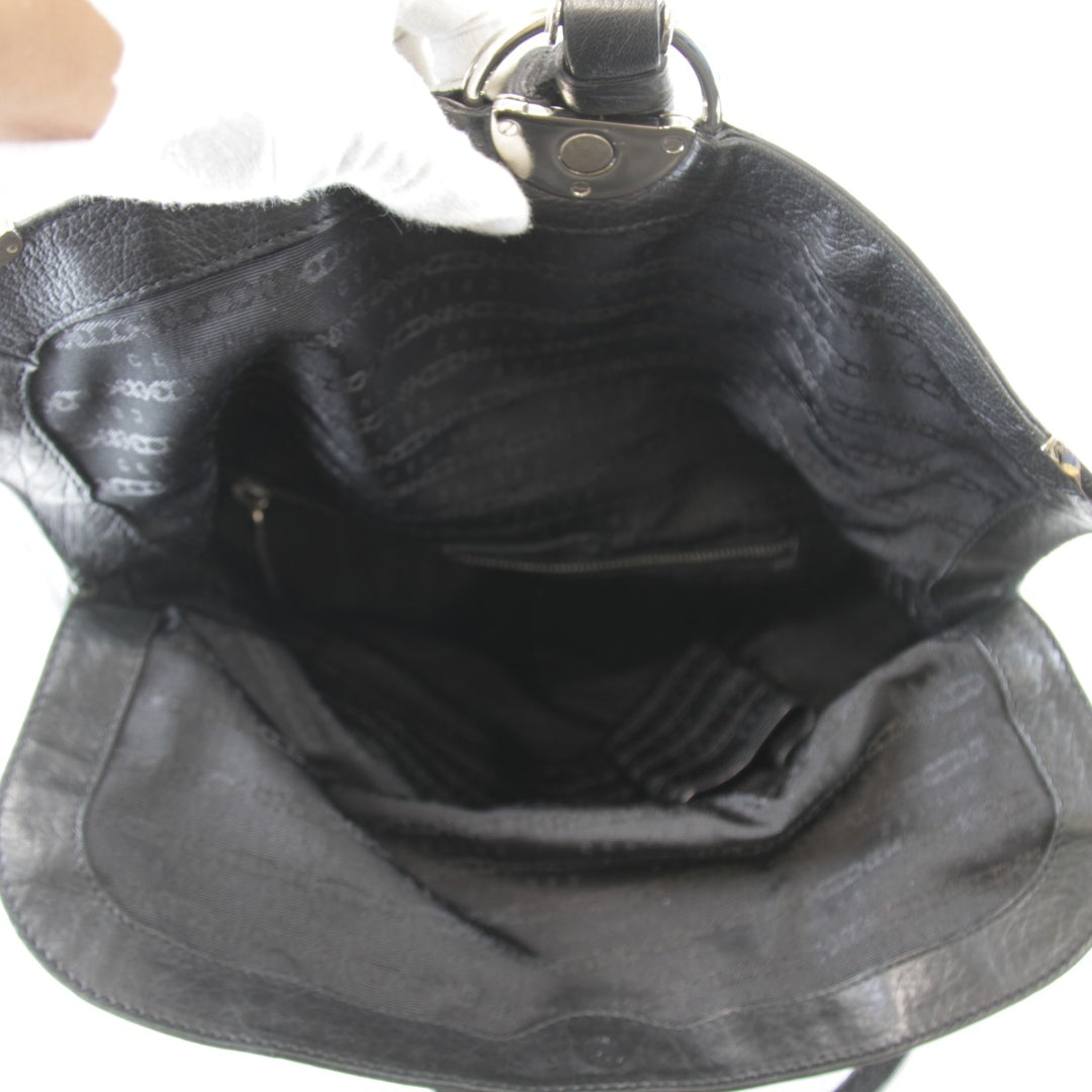 【価格改定】良品『USED』 
CELINE セリーヌ 
 タッセル トートバッグ 
レザー ブラック