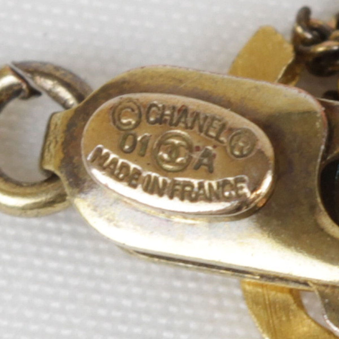 『USED』 
CHANEL シャネル 
 ブレスレット 
パール/メタル  ホワイト×ブロンズ