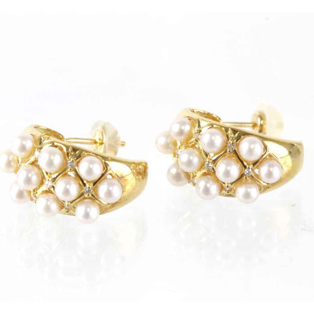 良品『USED』 K18/パール  
ピアス
 5.7g