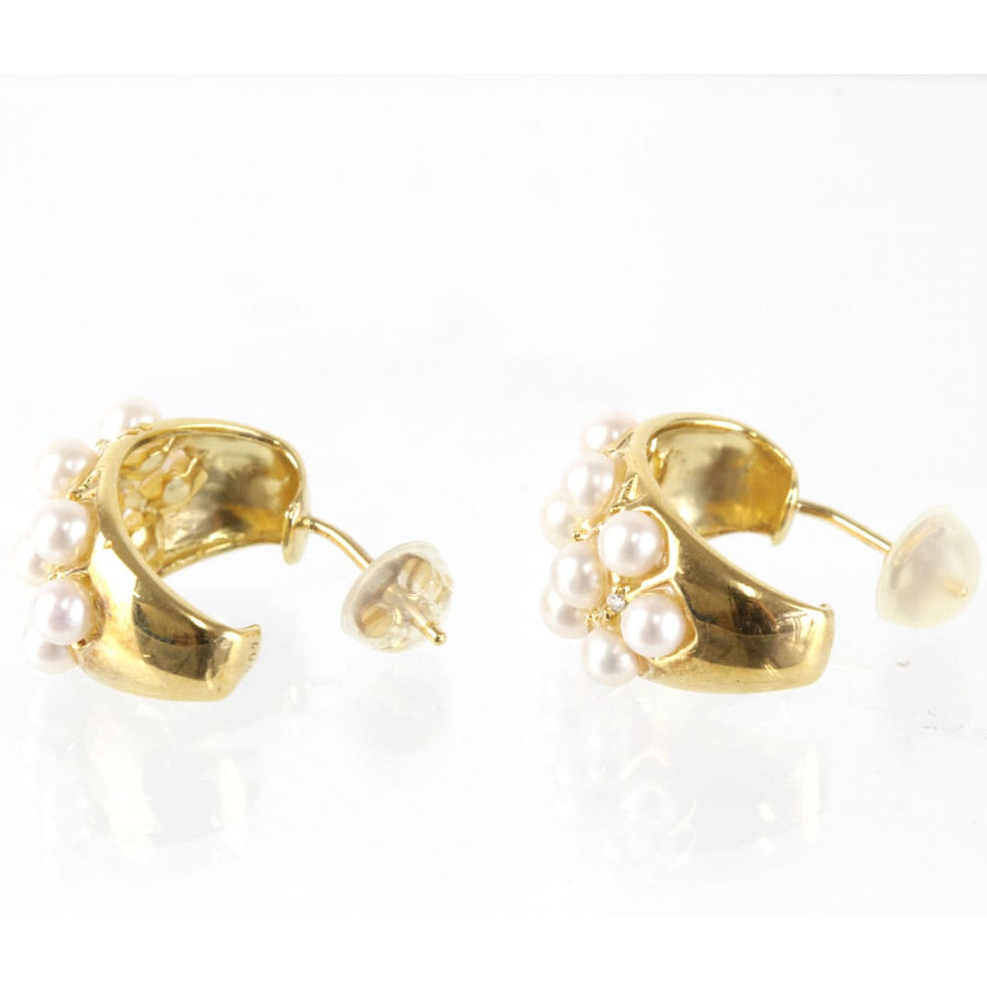 良品『USED』 K18/パール  
ピアス
 5.7g
